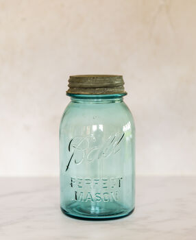 Original Vintage Ball Perfect Mason Glass Jars, 4 of 7