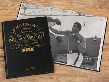 Muhammad Ali Personalised UK Sports Gift Newspaper Book, 5 of 9