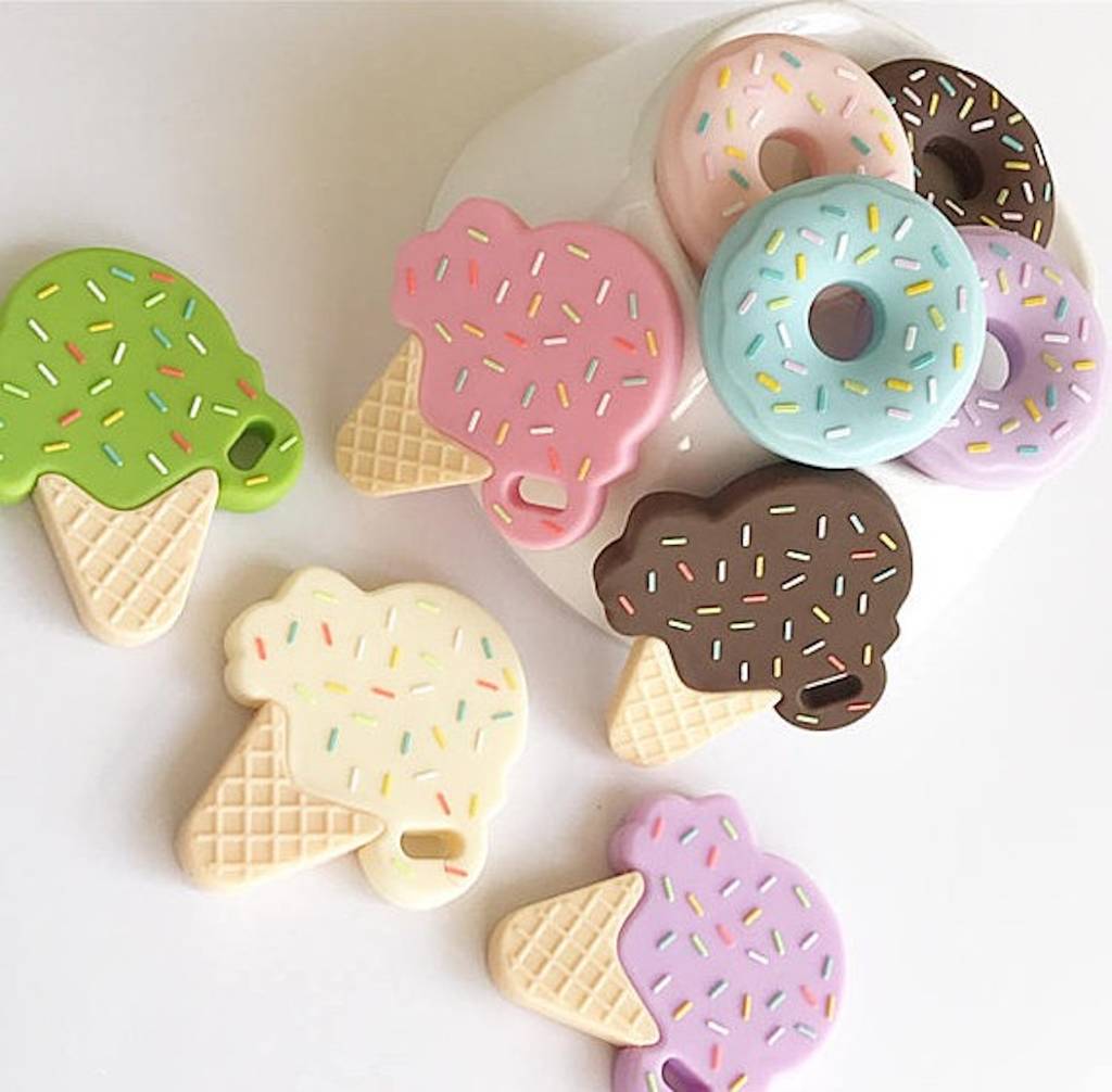 'my baby's first donut' teether by the good karma shop
