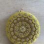 Yellow Circular Handcrafted Clutch Bag, thumbnail 3 of 6