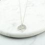 Sterling Silver 30th Birthday Leaf Necklace, thumbnail 9 of 12