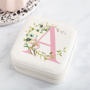 Personalised Flower Initial Jewellery Box, 6 of 6