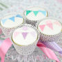 Birthday Cake Topper, Decorating Kit With Bunting, thumbnail 2 of 9