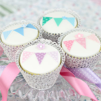 Birthday Cake Topper, Decorating Kit With Bunting, 2 of 9