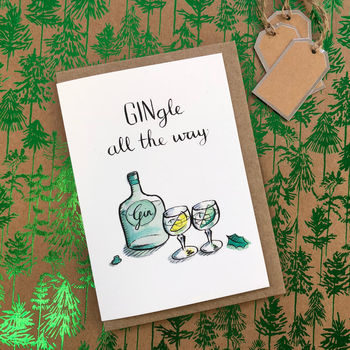 Gingle All The Way Christmas Card, 2 of 4