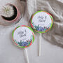 Personalised Succulent Theme Wedding Giant Lollipops, thumbnail 1 of 4