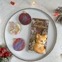 Chocolate Xmas Fox Personalised Baubles Christmas Tree, thumbnail 5 of 9