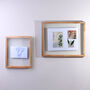 G Decor Taru Handmade Hanging Mango Wood Frame Dubble Large Glass Wall Display, thumbnail 1 of 6