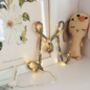 Fairy Light Initial In Leopard Print, thumbnail 8 of 9