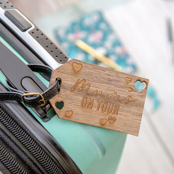 Engraved Luggage Tag, Hen's Party Keepsake Gift, 2 of 8