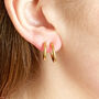 Huggie Hoops For Non Pierced Ears, thumbnail 1 of 4