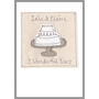 Personalised Wedding Cake Wedding Or Anniversary Card, thumbnail 11 of 12