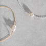 Sterling Silver Mother And Child Pearl Bracelet, thumbnail 3 of 11