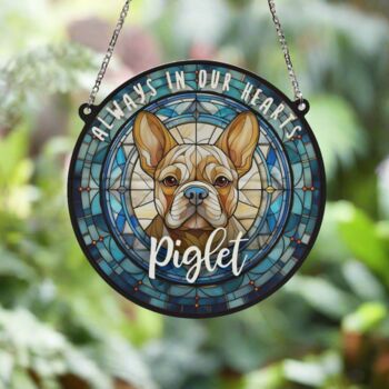 French Bulldog Tan Memorial Suncatcher, 3 of 6