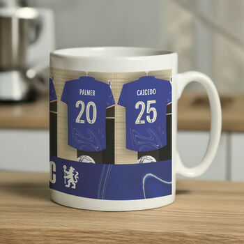 Chelsea Football Club Dressing Room Mug, 2 of 4