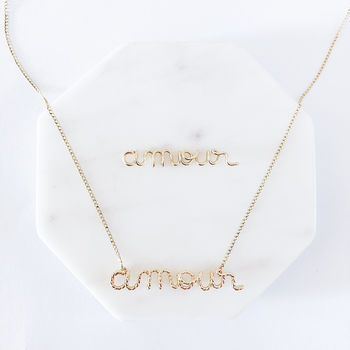 'Amour' 14k Gold Filled Necklace, 2 of 5