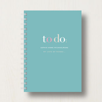 Personalised 'To Do' Lists Journal, 9 of 10