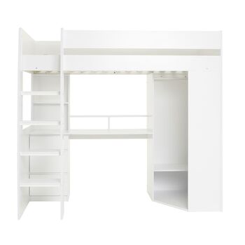 Harper High Sleeper Bed With Desk, Wardrobe And Storage, 7 of 10