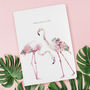 A5 Lined Notebook Flamingo, thumbnail 1 of 5