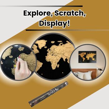 World Scratch Map Travel Gifts, 6 of 10