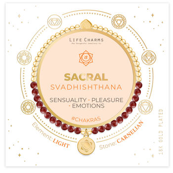 Sacral Chakra Carnelian Bracelet, 7 of 8