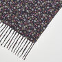 Floral Ditsy Scarf With Tassels, thumbnail 2 of 3