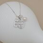 Personalised Child's Silver Confirmation Cross Pendant, thumbnail 2 of 3