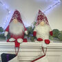Tomte Christmas Stocking Hangers Two Colours, thumbnail 1 of 3