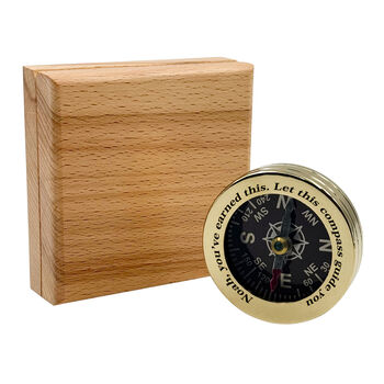 Personalised Collar Compass Gift For Graduation, 3 of 10