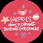 Calories Don't Count At Christmas Lollipop, thumbnail 2 of 4