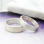 Matching Personalised Silver Rings, thumbnail 3 of 4