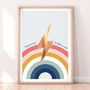 The Greater Your Storm The Brighter Your Rainbow Print, thumbnail 2 of 9