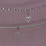 Sterling Silver Open Heart Charm, thumbnail 2 of 7