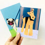 Pug Dog A6 Recycled Paper Notebook, thumbnail 2 of 6