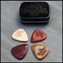 Acoustic Guitar Tin Of Four Merry Christmas Picks, thumbnail 3 of 9