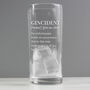 Personalised Gincident Hi Ball Glass, thumbnail 4 of 9