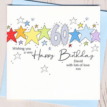 Personalised Starry Special Age Birthday Card, 10 of 11