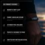 Men's Adjustable Black Leather Bracelet | Genuine Thick 12mm Woven Leather With Snap Clasp, thumbnail 4 of 6