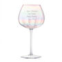 Personalised Pearl Goblet Glass, thumbnail 1 of 7