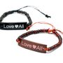 Love All Slogan Bracelets Party Favours | Set Of Six, thumbnail 4 of 4