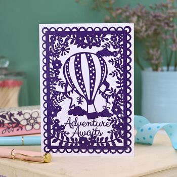 Adventure Awaits Printed Card A6, 2 of 3