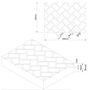Embossed Herringbone Xps Foam Sheet For Model Making, thumbnail 2 of 9