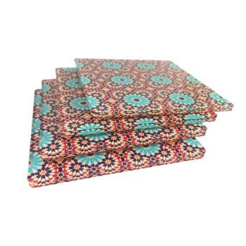 Acrylic Coasters Four Pack Marrakesh, 2 of 2