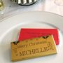 Personalised Christmas Table Gift Or Place Setting, thumbnail 1 of 4