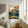 Japanese Hills Landscape Art Print, thumbnail 3 of 4