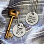 'You Are Stronger Than You Think' Anchor Keyring, thumbnail 1 of 5