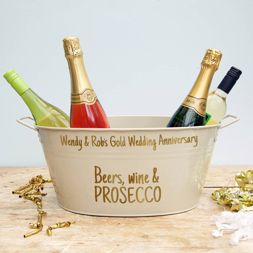 personalised party drinks bucket by jonny's sister
