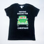 'Driving Gnome' Funny Christmas T Shirt, thumbnail 4 of 5