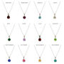 Personalised Eid Silver Birthstone Necklace, thumbnail 4 of 12