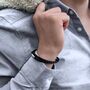 Men's Personalised Initial Woven Leather Bracelet, thumbnail 5 of 8